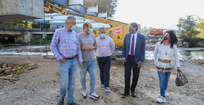 Obras Públicas prevé poner en funcionamiento el nuevo puente de la Virgen de la Peña en primavera de 2022