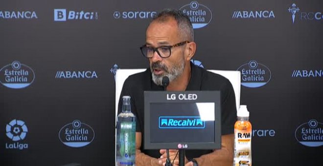 Álvaro Cervera: "El Celta está aquí, porque no han entrado a cambiar ruedas"