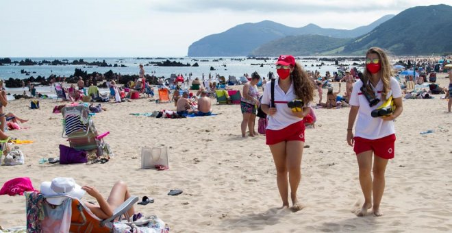 Cruz Roja atendió a más de 4.000 personas en las playas de Cantabria este verano