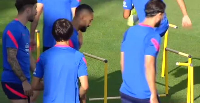 Vuelta al trabajo para el Atleti pensando ya en el duelo frente al Getafe