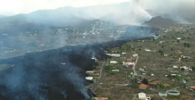 Así avanza la erupción del volcán en La Palma
