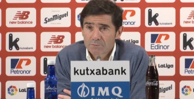 Marcelino: "Hemos concedido errores grandes"