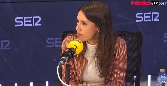 Irene Montero, sobre la reforma de la ley del aborto: "En diciembre vamos a tener un borrador"