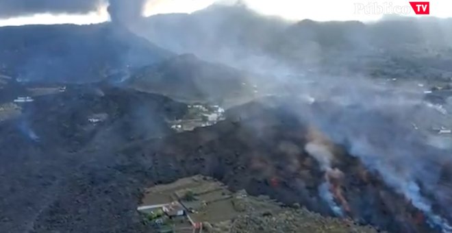 Las últimas imágenes de la erupción del volcán de La Palma