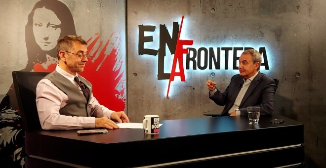 Monedero entrevista a Zapatero en la nueva edición de 'En la Frontera'