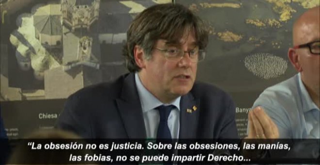 Puigdemont asegura que su detención ha sido una operación "coordinada e inspirada" por el Gobierno español