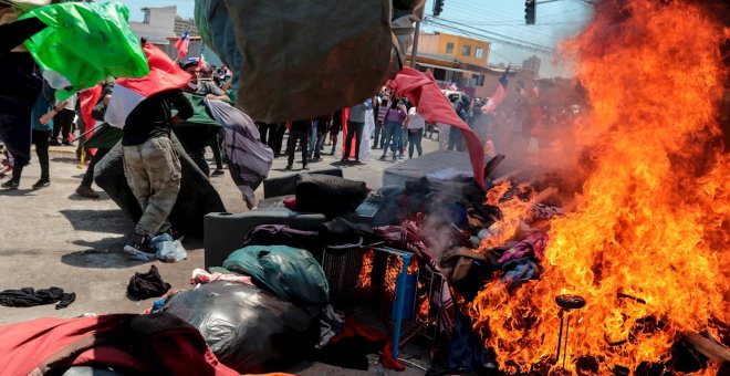 Una marcha contra migrantes venezolanos termina con disturbios en Chile