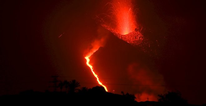 Volcán de La Palma, imagen en directo | Sigue el avance de la lava hacia el mar