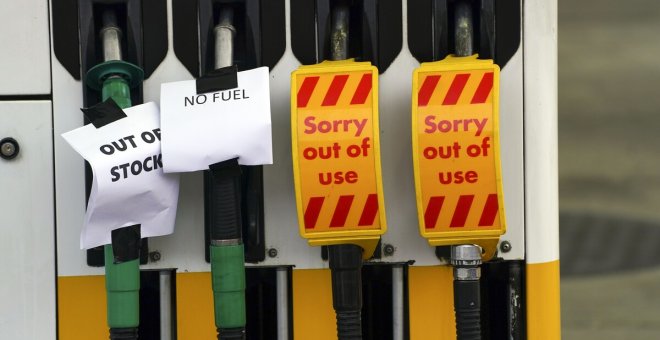 El Reino Unido atraviesa una crisis de carburante por la falta de transportistas
