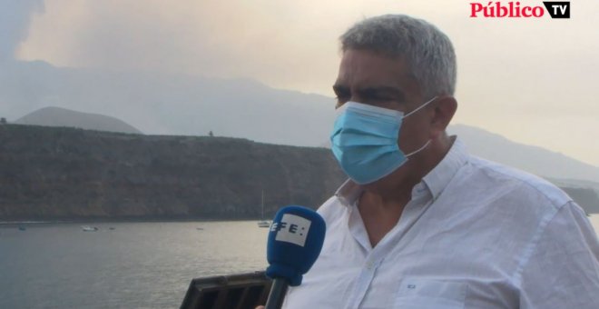 El alcalde de Tazacorte asegura que la lava está parada a 1.600 metros del mar