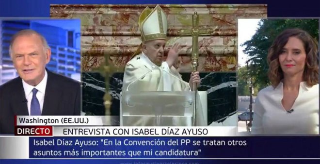 Piqueras deja noqueada a Ayuso con este dardo a propósito del Papa Francisco