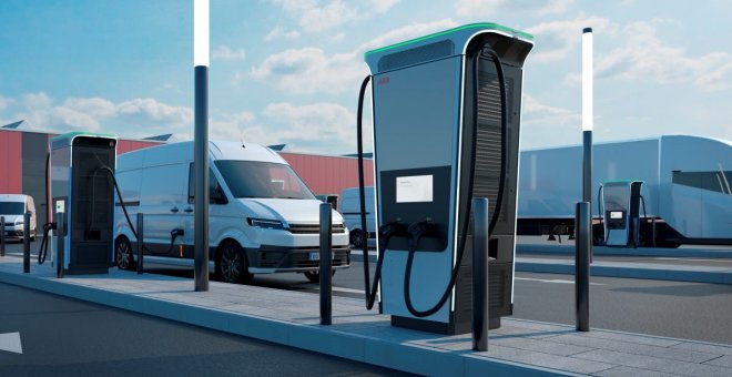 ABB lanza Terra 360, el cargador para coches eléctricos más rápido del mundo