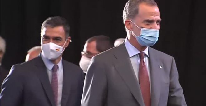 Felipe VI y Sánchez en Barcelona