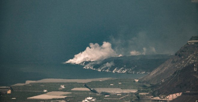 Crece la preocupación por la calidad del aire en La Palma mientras la principal colada de lava se mantiene estable