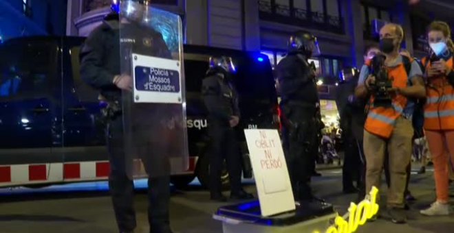 Protestas en Cataluña en el cuarto aniversario del referéndum ilegal del 1 de octubre