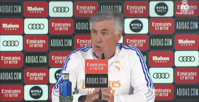 Ancelotti: "Mañana vamos a reaccionar, vamos a hacer un buen partido"