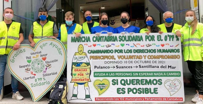 La Marcha Cantabria Solidaria por el 0,77% irá a Polanco, Suances y Santillana