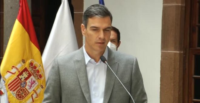 Sánchez anuncia una ayuda de 200 ME para la segunda fase del Plan Especial para la Reconstrucción La Palma
