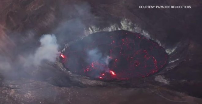 La lava del Kilauea deja de ascender