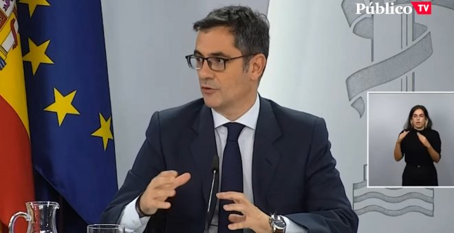 Félix Bolaños: "Dos años por 250 euros es un cantidad nada despreciable"