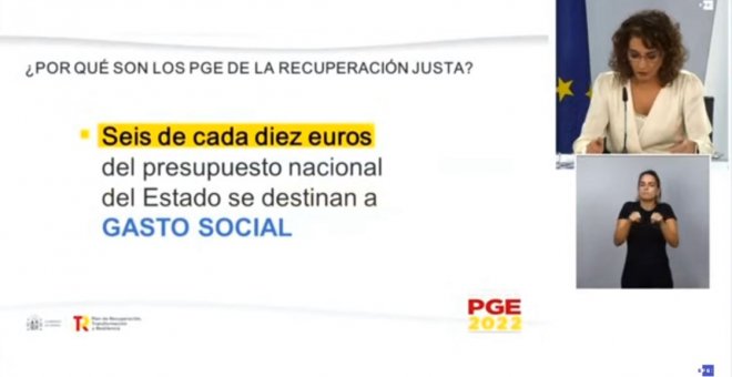 El Gobierno destinará seis de cada diez euros de los Presupuestos a gasto social