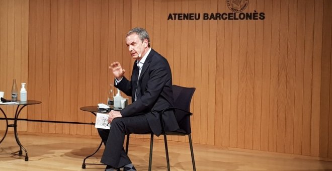 Zapatero, entre Borges i la defensa del diàleg a Catalunya