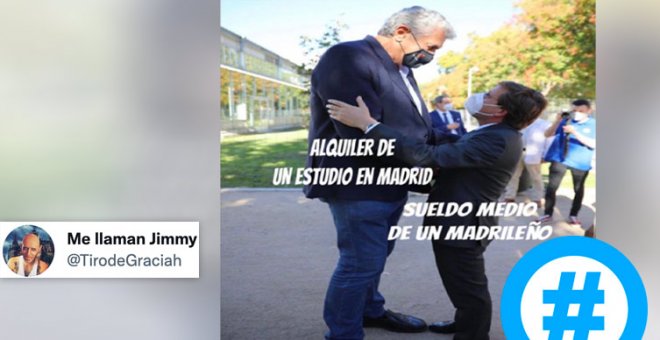 "Un saludo a los obreros votantes de derechas que viven de alquiler en Madrid"