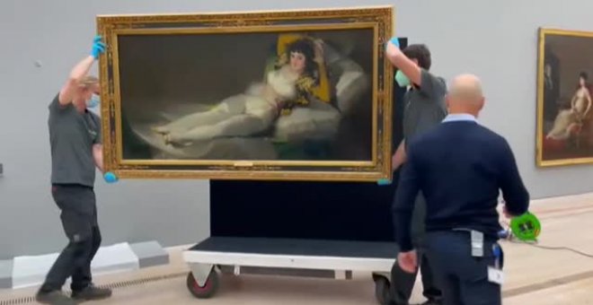 La Reina Letizia inaugura en Suiza una gran exposición dedicada a Goya