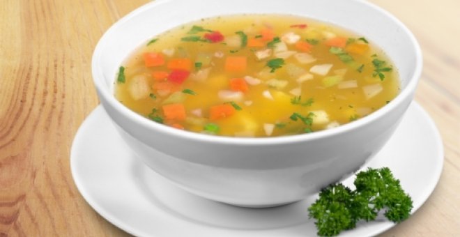 Pato confinado - Receta de sopa juliana de verduras