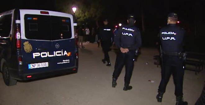 Noche tranquila en Madrid tras los violentos disturbios del fin de semana