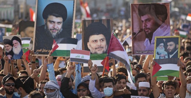 El clérigo chiíta Al Sadr queda en primer lugar en las elecciones de Irak