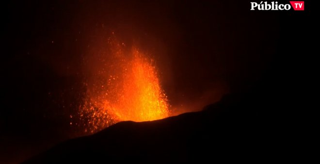 El volcán de La Palma arrasa ya 595 hectáreas