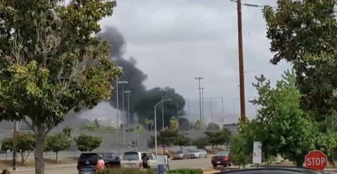 Dos muertos al estrellarse una avioneta cerca de San Diego