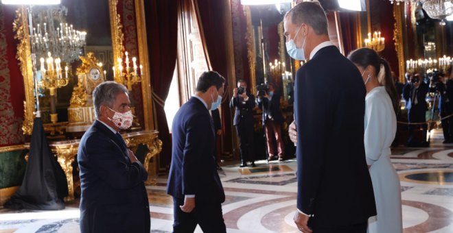 Revilla asiste al desfile militar del Día de la Fiesta Nacional en Madrid