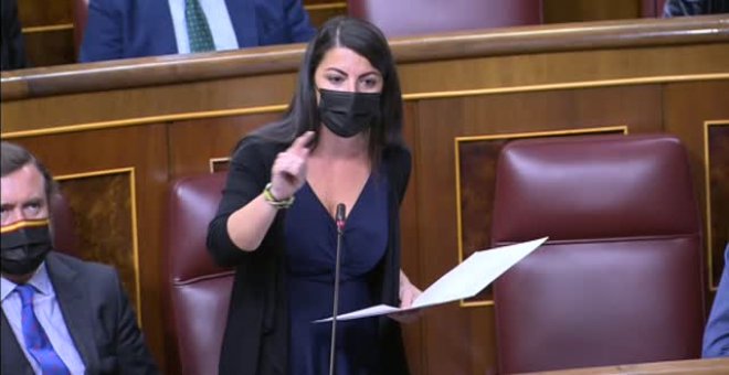 Olona pregunta a Yolanda Díaz por el "diputado delincuente" de Podemos, Alberto Rodríguez