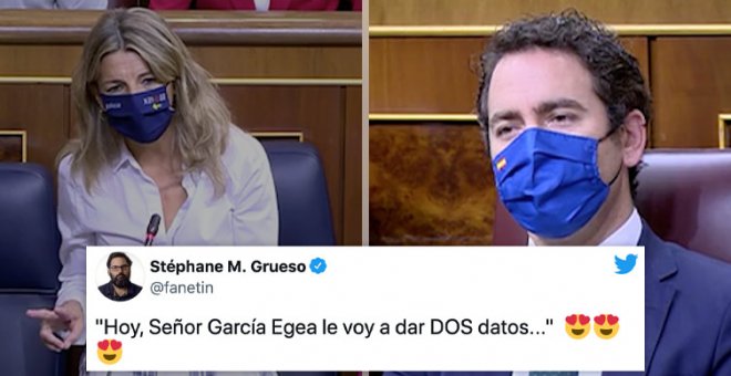 "Lunes, martes, 'Señor García Egea, le voy a dar un dato', jueves, viernes, sábado y domingo"