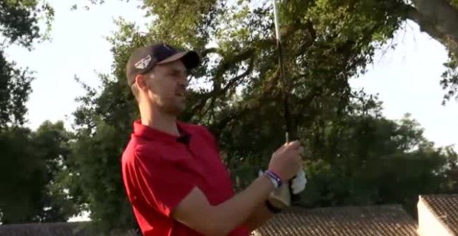 Pau Gasol, con Jon Rahm en Valderrama