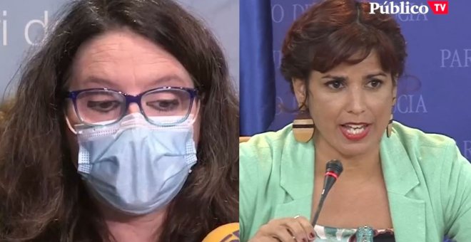 Las posturas de Mónica Oltra y Teresa Rodríguez sobre el acto con Yolanda Díaz