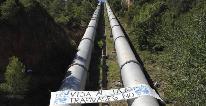 Vuelven a sacar agua del Tajo para regar el Levante en octubre antes del nuevo cierre por obras del trasvase