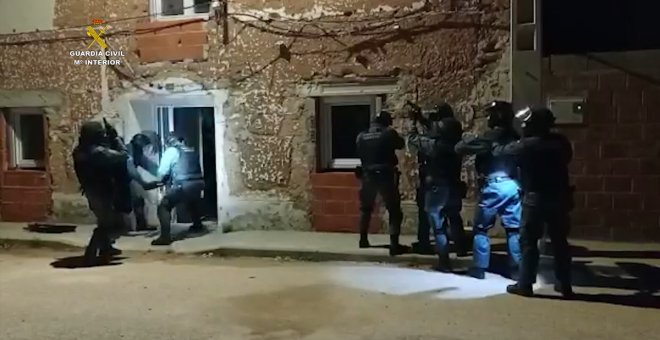 Casi una tonelada de marihuana incautada y dos bandas delictivitas desarticuladas en una operación en Cuenca