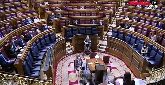 El alegato feminista de Irene Montero: "¿Por qué siempre se cuestiona a la víctima? ¿Por qué no se cuestiona al agresor?"