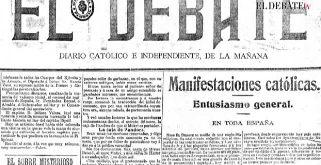El periódico El Debate es presentado en Madrid con un amplio apoyo de diversas instituciones