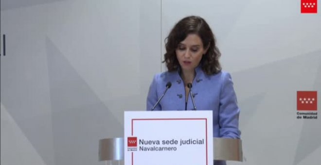 Ayuso sobre Sánchez "Si le parece le doy un abrazo por este trabajo que está realizando en la Comunidad de Madrid"