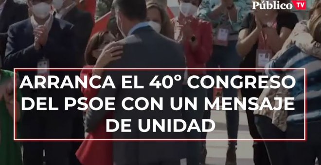 Arranca el 40º Congreso Federal del PSOE en València con un mensaje de unidad