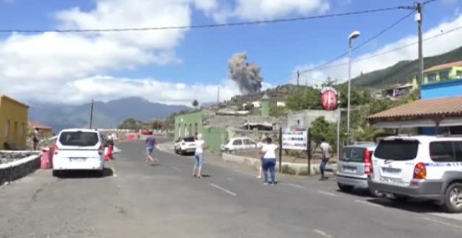 Cuatro semanas de actividad del volcán de La Palma