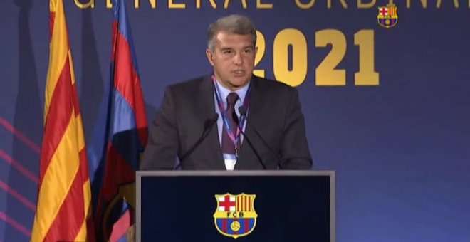 Laporta: "Son las peores cuentas de la historia del Barça"