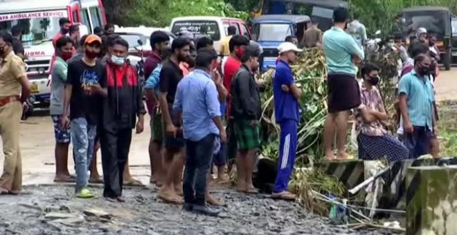21 muertos en las inundaciones en el estado de Kerala en la India