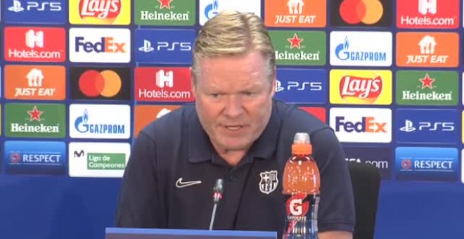 Koeman: "Nos jugamos nuestro futuro en la Champions League"