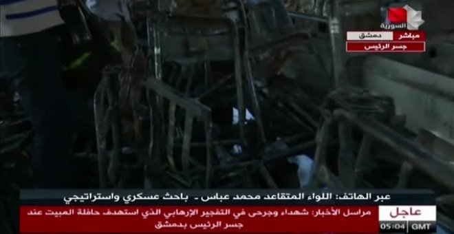 Catorce militares sirios muertos en un atentado en Damasco