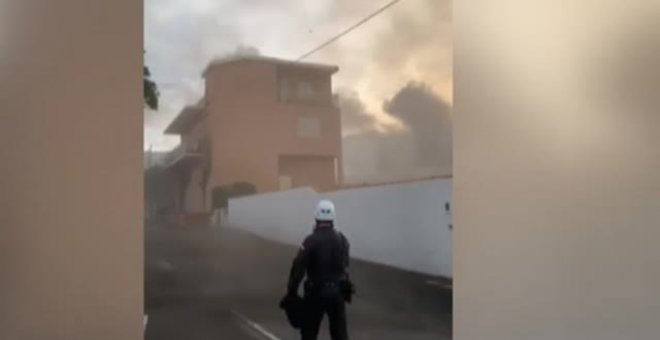 Un guardia civil en mitad de un tornado en La Palma: "Fueron los cinco segundos más largos de mi vida"
